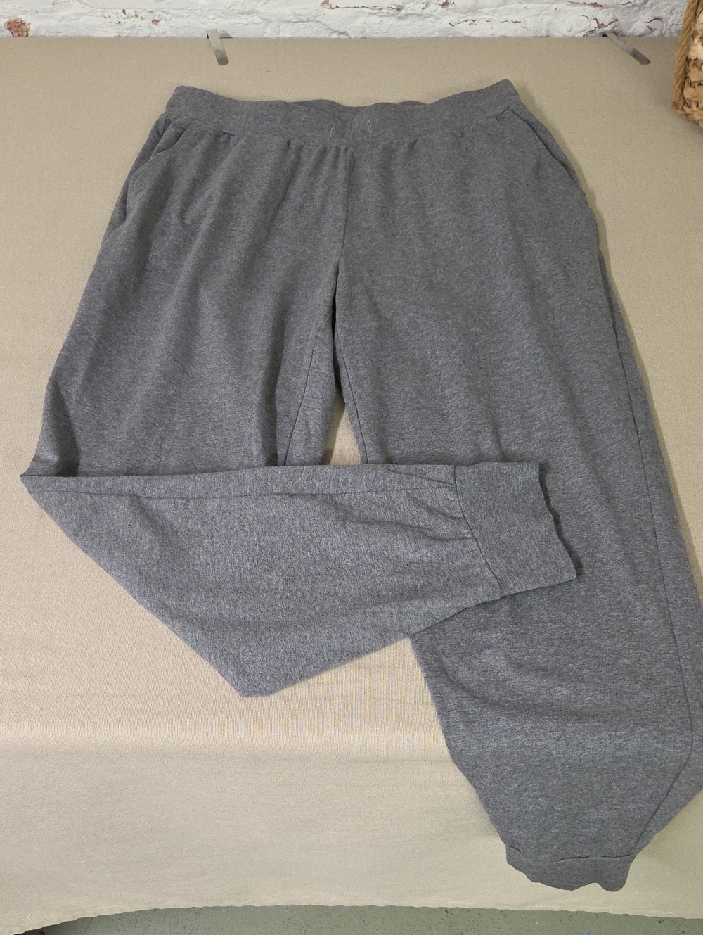 Eileen Fisher Gray Relaxed Track Pants - Soft Jogger Style Sz Small